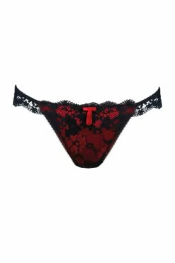 Amour Brazilian Brief - Black/Scarlet 8 Amour Brazilian Brief - Black/Scarlet -POUR MOI Sales 231328 20230830165100