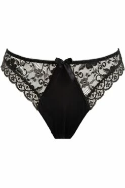 Rebel Brazilian Brief - Black -POUR MOI Sales 232545 20230613171200