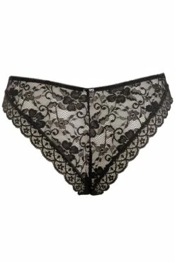 Rebel Brazilian Brief - Black -POUR MOI Sales 232546 20230613171200