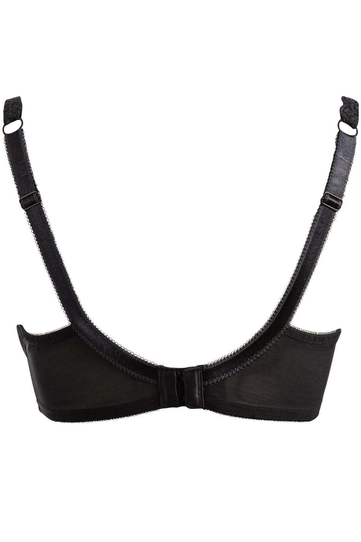 Rebel Padded Plunge Bra - Black 5 Rebel Padded Plunge Bra - Black - Image 5