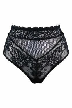 Suspense Laced Up Back Deep Brief - Black -POUR MOI Sales 234359 20201126154700