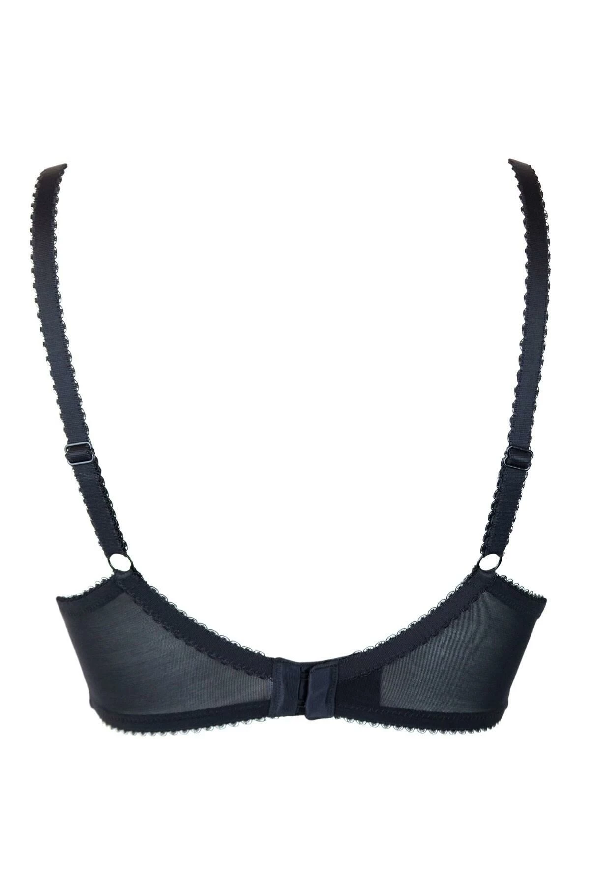 Flora Lightly Padded Underwired Bra - Black 6 Flora Lightly Padded Underwired Bra - Black - Image 6