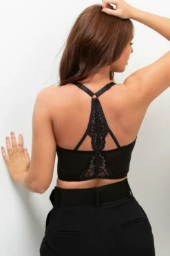 Opulence Front Fastening Underwired Bralette - Slate/Black 9 Opulence Front Fastening Underwired Bralette - Slate/Black -POUR MOI Sales 237170 20230222165300