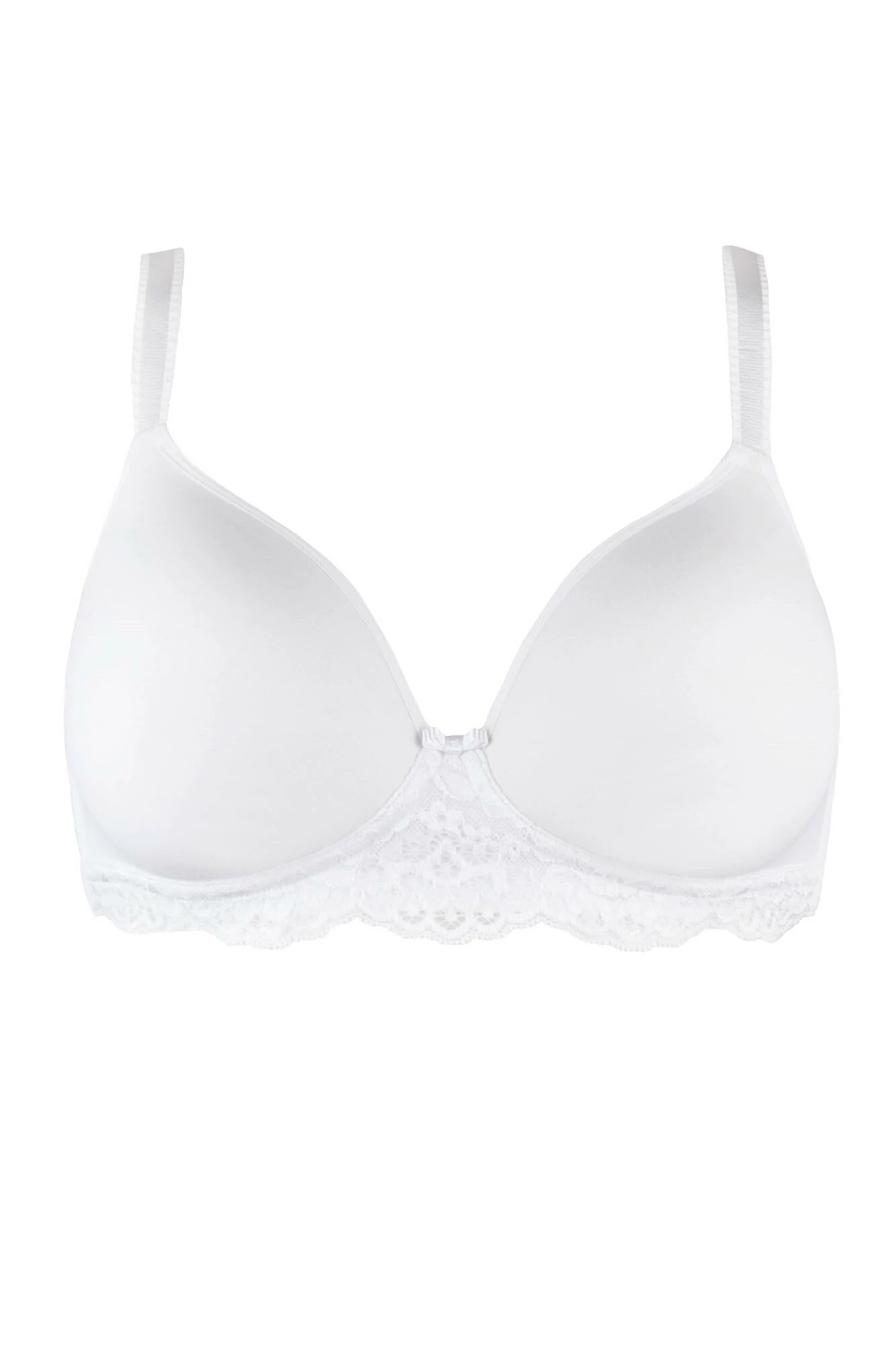 Opulence T Shirt Non Wired Bra - White 3 Opulence T Shirt Non Wired Bra - White - Image 3