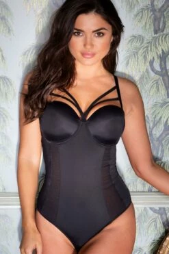 Strapped Removable Straps Padded Underwired Body - Black 11 Strapped Removable Straps Padded Underwired Body - Black -POUR MOI Sales 237462 20220506142200