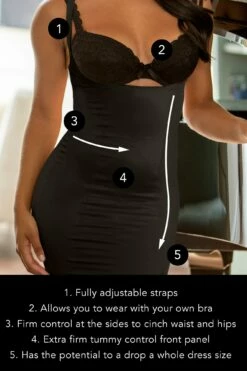 Hourglass Firm Control Wear Your Own Bra Slip - Black 9 Hourglass Firm Control Wear Your Own Bra Slip - Black -POUR MOI Sales 237837 20230412163700