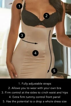 Hourglass Firm Control Wear Your Own Bra Slip - Caramel -POUR MOI Sales 237843 20230412165300