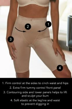 Hourglass Firm Control High Waist Short - Caramel -POUR MOI Sales 237851 20230412165200