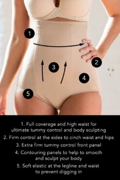 Hourglass Firm Control High Waist Brief - Caramel -POUR MOI Sales 237868 20230628094800