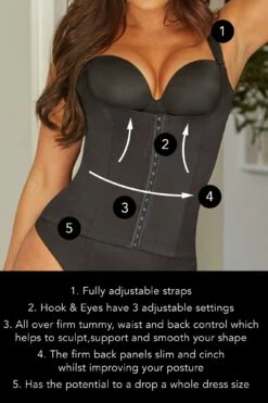 Hourglass Firm Control Back Smoothing Waist Cincher - Black 10 Hourglass Firm Control Back Smoothing Waist Cincher - Black -POUR MOI Sales 237880 20230412164700