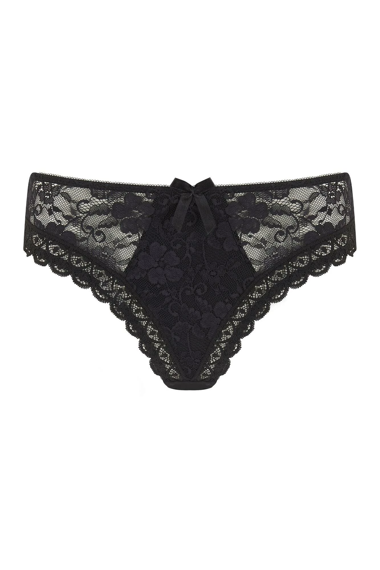 Rebel High Leg Brief - Black 6 Rebel High Leg Brief - Black - Image 6