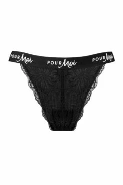 Logo Thong - Black 8 Logo Thong - Black -POUR MOI Sales 238745 20230427170200