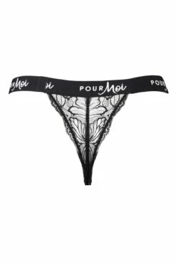 Logo Thong - Black 9 Logo Thong - Black -POUR MOI Sales 238746 20230427170200