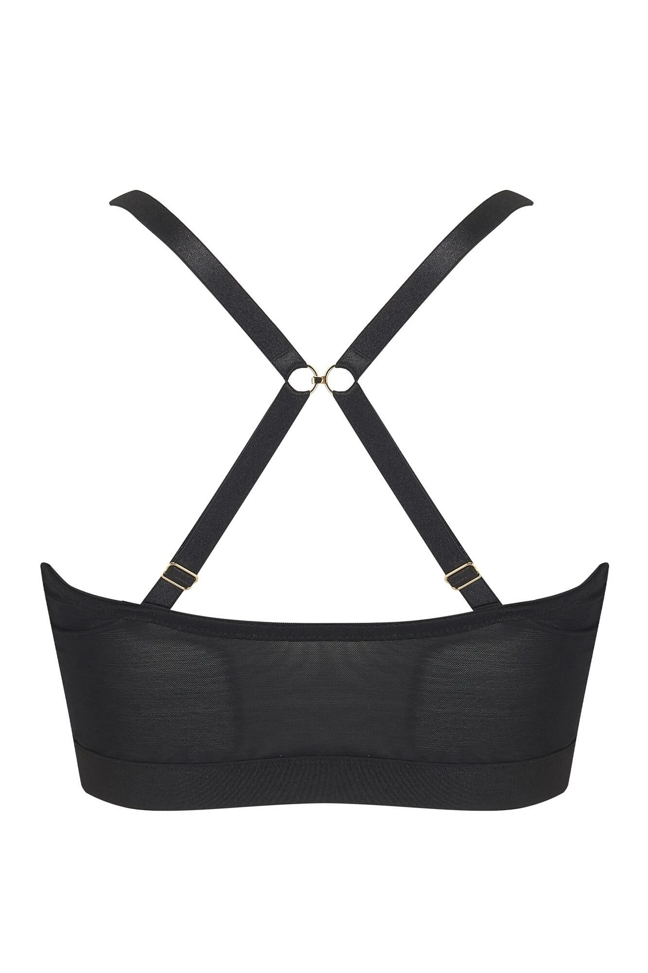 India Front Fastening Underwired Bralette - Black 6 India Front Fastening Underwired Bralette - Black - Image 6