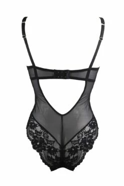 Satin Luxe And Lace Underwired Body - Black 13 Satin Luxe And Lace Underwired Body - Black -POUR MOI Sales 239353 20221027101800