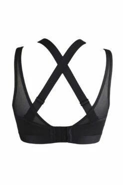 Energy Infinite Double Strap Lightly Padded Convertible Sports Bra - Black -POUR MOI Sales 239542 20211209154000