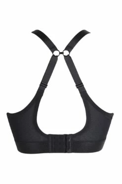 Energy Empress High Neck Padded Non Wired Sports Bra - Black -POUR MOI Sales 240362 20201217095600