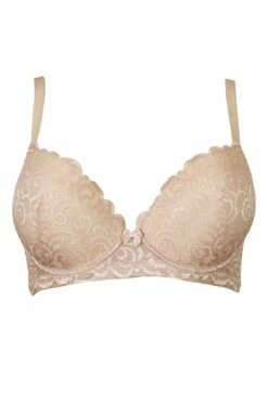 Romance Moulded Plunge Push Up Bra - Almond 10 Romance Moulded Plunge Push Up Bra - Almond -POUR MOI Sales 241227 20230628093600