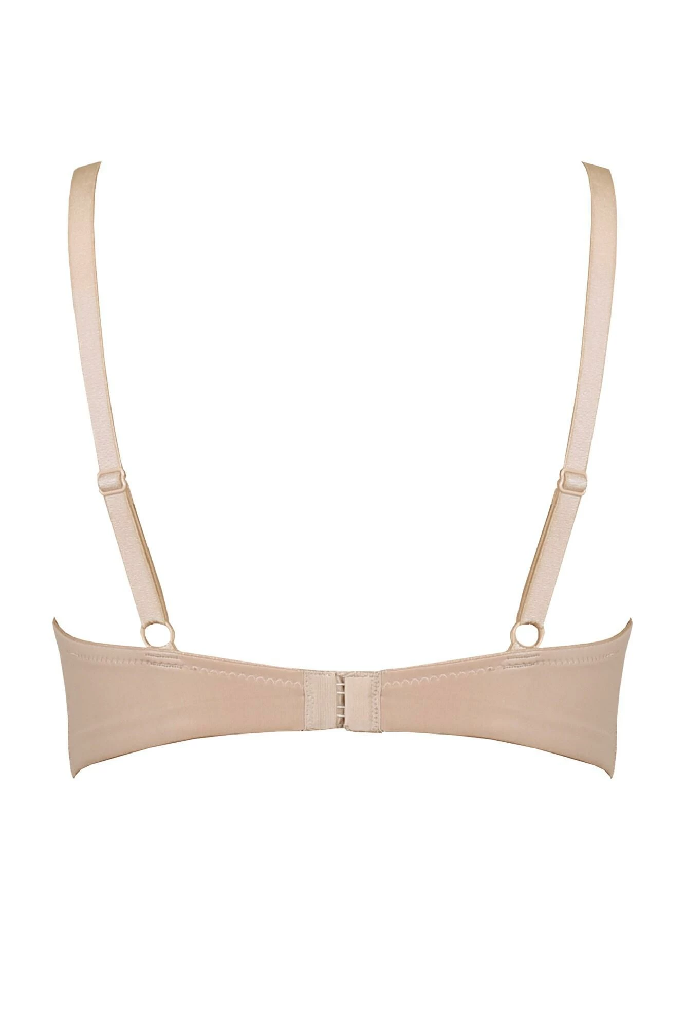 Romance Moulded Plunge Push Up Bra - Almond 6 Romance Moulded Plunge Push Up Bra - Almond - Image 6