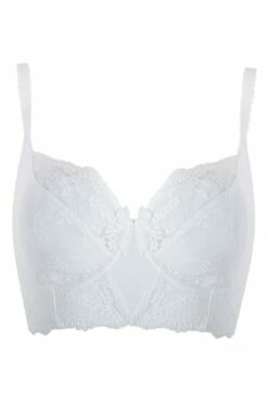 Flora Longline Underwired Bra - White -POUR MOI Sales 243500 20230522131000