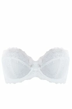 Flora Strapless Underwired Bra - White -POUR MOI Sales 246679 20230522131300