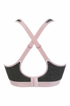 Energy Spirit Underwired Lightly Padded Cross Back - Grey/Pink -POUR MOI Sales 247803 20210408161600