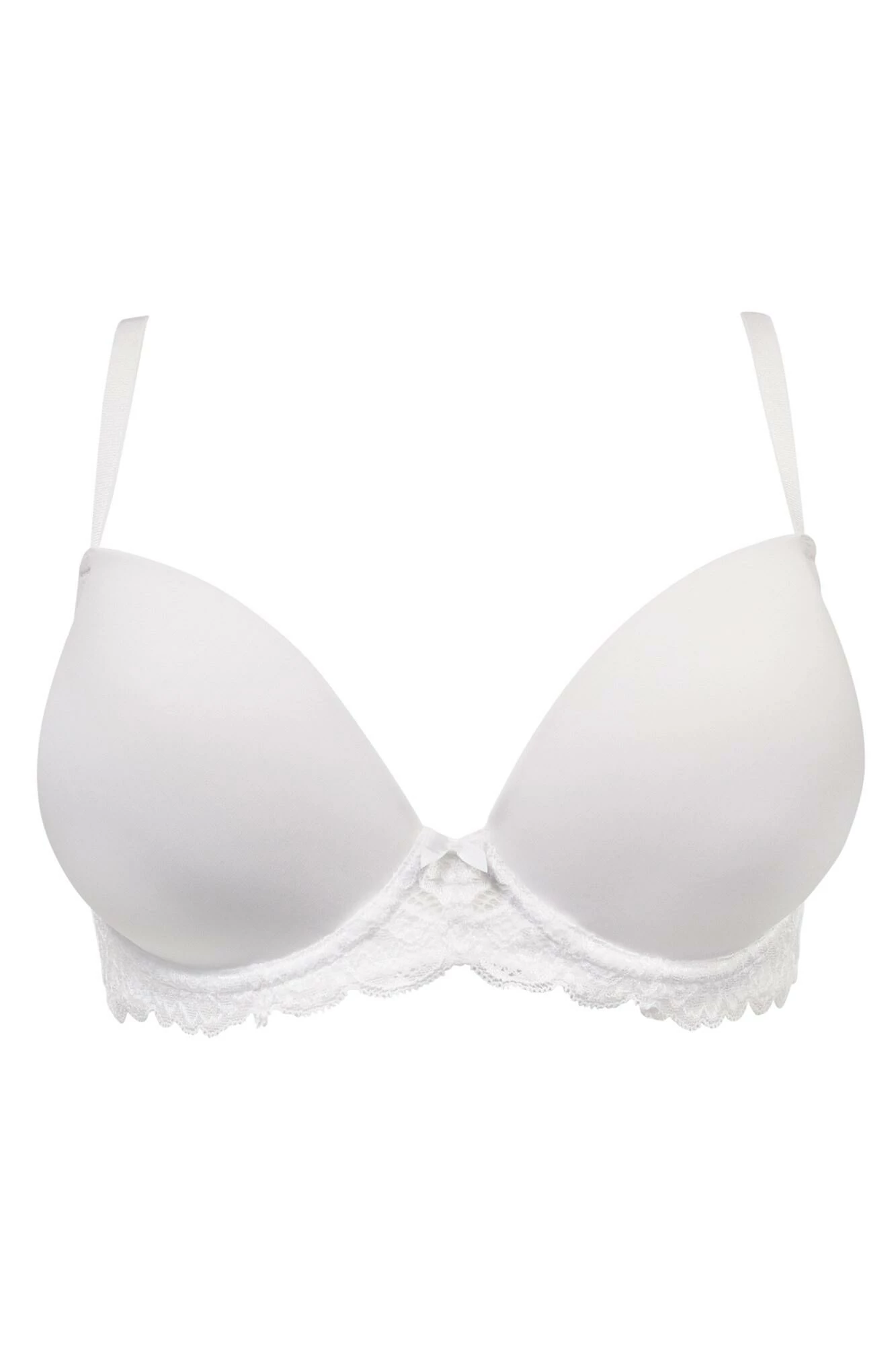 Forever Fiore Plunge Push Up Tshirt Bra - White 5 Forever Fiore Plunge Push Up Tshirt Bra - White - Image 5