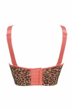 Energy Pulse Longline Underwired Lightly Padded Sp - Leopard/Coral -POUR MOI Sales 258501 20210824130300
