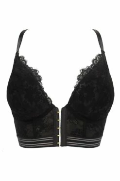 Revolution Front Fastening Underwired Bralette - Black -POUR MOI Sales 259104 20220121171800