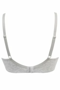 Love To Lounge Cotton T-Shirt Bra - Grey Marl -POUR MOI Sales 259366 20230526121500