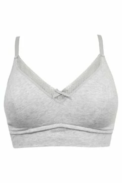 Love To Lounge Cotton Non Wired Bra - Grey Marl 10 Love To Lounge Cotton Non Wired Bra - Grey Marl -POUR MOI Sales 259392 20230526121600