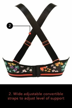 Energy Empower U/W Lightly Padded Convertible Spor - Black Ditsy -POUR MOI Sales 260604 20230125154900