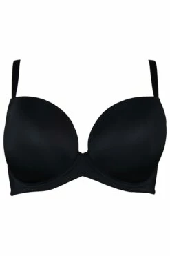 Definitions Plunge T-Shirt Bra - Black -POUR MOI Sales 261173 20220509094100
