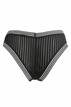 India Stripe V Brazilian Brief - Black 11 India Stripe V Brazilian Brief - Black -POUR MOI Sales 262994 20210923093200