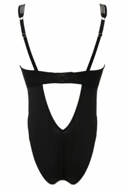India Stripe Underwired Body - Black -POUR MOI Sales 263014 20210923093300