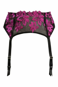Roxie Suspender - Black/Hot Pink -POUR MOI Sales 266951 20221109105400