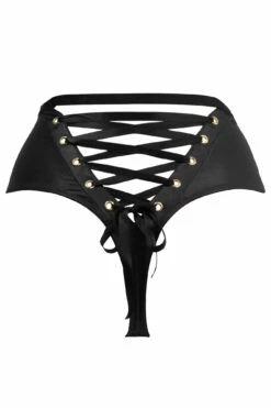 Scandalous High Waist Thong - Black 11 Scandalous High Waist Thong - Black -POUR MOI Sales 267367 20211119161100