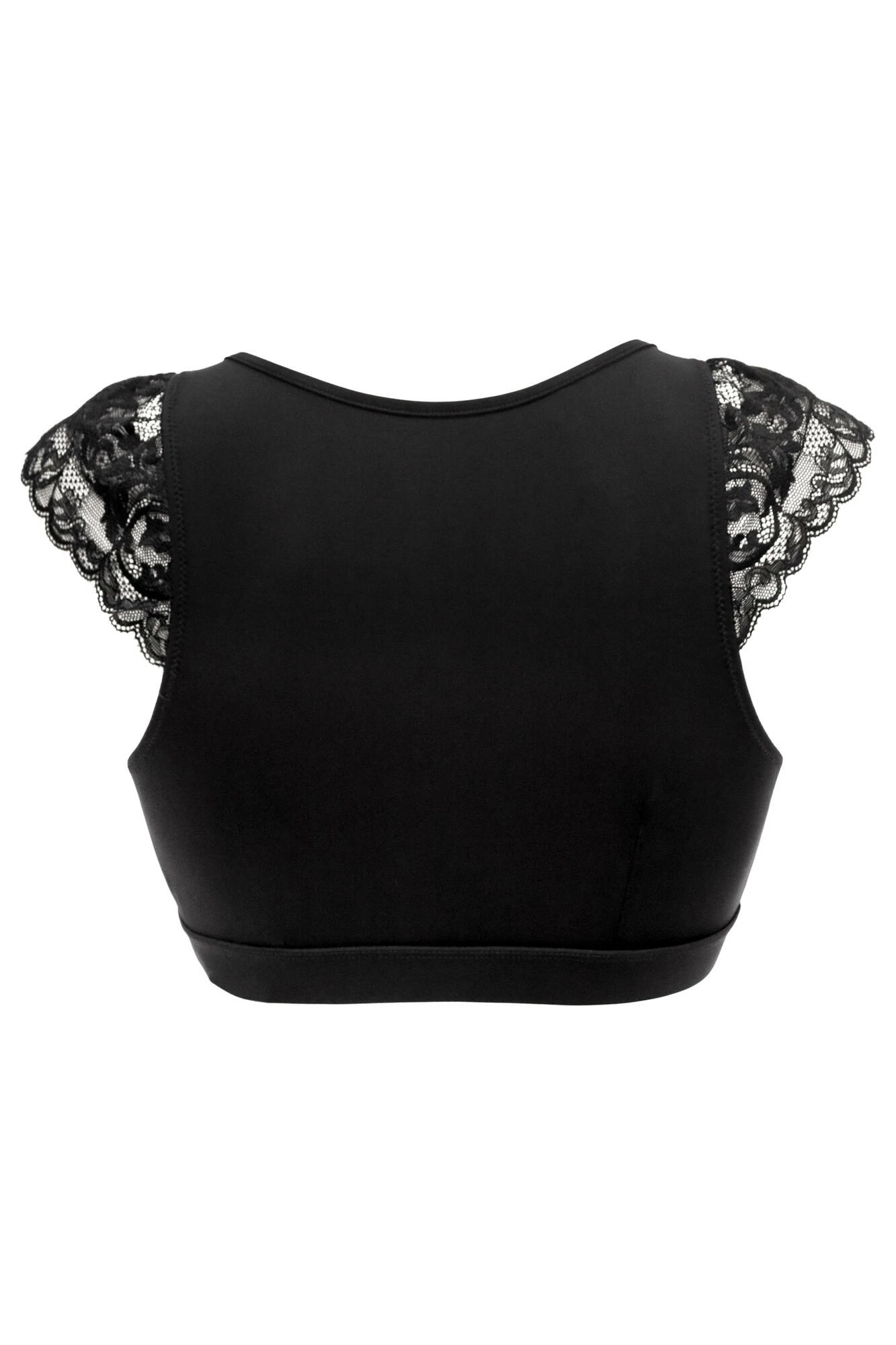 For Your Eyes Only Tie Front Bralette - Black 6 For Your Eyes Only Tie Front Bralette - Black - Image 6