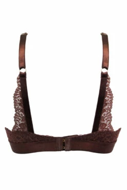 India Removable Padded Soft Triangle Bra - Chocolate -POUR MOI Sales 267875 20211109162400