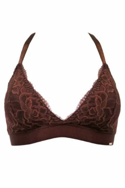 India Removable Padded Soft Triangle Bra - Chocolate -POUR MOI Sales 267878 20211109162400