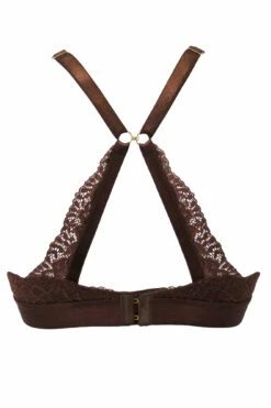 India Removable Padded Soft Triangle Bra - Chocolate -POUR MOI Sales 267879 20211109162400