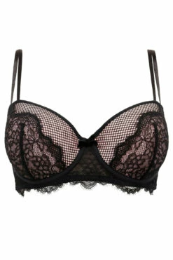 Dark Romance Padded Set - Black/Pink -POUR MOI Sales 268196 20211105132900