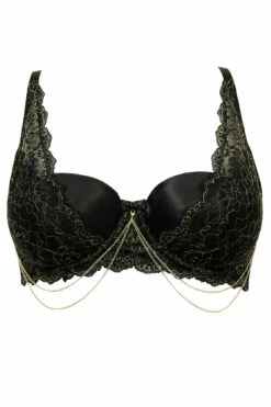 Laced In Gold Padded Set - Black/Gold -POUR MOI Sales 268214 20211105142500