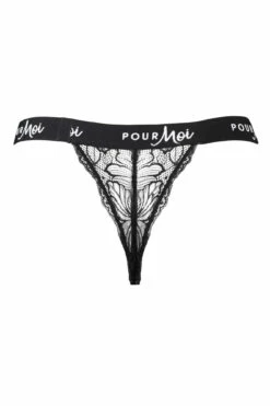 Logo Padded Underwired Set - Black -POUR MOI Sales 268410 20230427171000