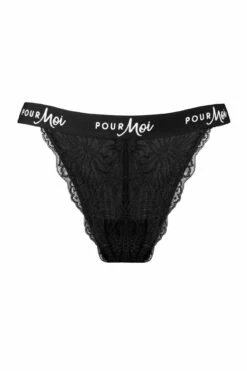 Logo Padded Underwired Set - Black -POUR MOI Sales 268411 20230427171000