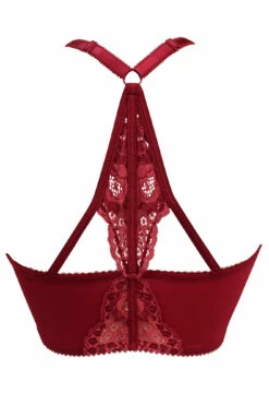 Opulence Front Fastening Set - Deep Red -POUR MOI Sales 268454 20211108141800