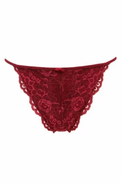 Opulence Front Fastening Set - Deep Red -POUR MOI Sales 268457 20211108141800