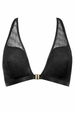 Logo Mania Front Fastening Non Wired Bralette - Black 8 Logo Mania Front Fastening Non Wired Bralette - Black -POUR MOI Sales 269581 20211122095900