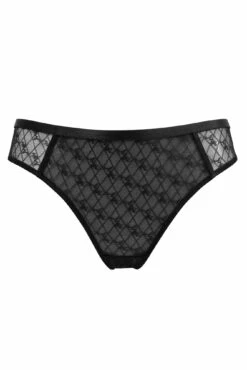 Logo Mania Brief - Black -POUR MOI Sales 269608 20230125145400