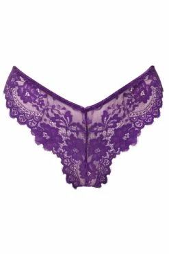 India Eyelash Lace V Brief - Blackberry 8 India Eyelash Lace V Brief - Blackberry -POUR MOI Sales 270785 20221117163000